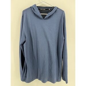 Travis Mathew Men's Size Large Blue Lightweight Stretch Hoodie